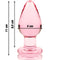 nebula series by ibiza plug anal modele 3 verre borosilicate transparent 11 cm o 5 cm