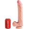 king cock penis realiste avec boules 3d 24 8 cm leger