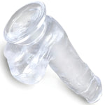 Gode réaliste Ventouse modèle King Cock CLEAR - Vignette | Adopt1toy