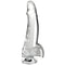 king cock clear gode avec testicules 15 2 cm transparent