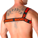 Harnais double Macho pour un confort ROUGE - Vignette | Adopt1toy