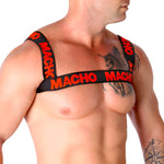 Harnais double Macho pour un confort ROUGE - Vignette | Adopt1toy
