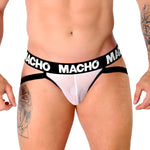 Jockstrap semi-transparent Macho MX26X1 GRID BLANC - Vignette | Adopt1toy