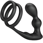 Cockring Marshall avec plug anal vibrant PRETTY - Vignette | Adopt1toy