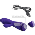 PRETTY LOVE - VIBRATEUR SNAPPY YOUTH & STIMULATEUR DE POINT G VIOLET - Vignette | Adopt1toy