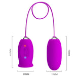 Vibrateur rechargeable daisy dual egg violet - Vignette | Adopt1toy