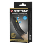 PRETTY LOVE - COUVRE-DOIGTS ÉLECTRO-STIMULATEUR MARICO NOIR - Vignette | Adopt1toy