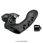 PRETTY LOVE - COUVERCLE DE DOIGT VIBRATEUR LAPIN NOIR VANCE - Vignette | Adopt1toy