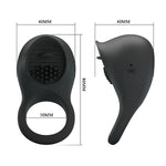 PRETTY LOVE - ANNEAU PÉNIS VIBRANT AVEC LANGUE NOIRE - Vignette | Adopt1toy