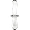 satisfyer gode double cristal transparent