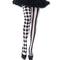 leg avenue collants arlequin noir blanc