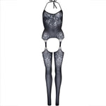 Bodystocking dentelle Halter, charme et confort - Vignette | Adopt1toy