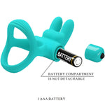 PRETTY LOVE - ANNEAU VIBRATEUR LAPIN VERT DANTE - Vignette | Adopt1toy