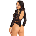 Body dentelle col montant, allure sensuelle LEG - Vignette | Adopt1toy