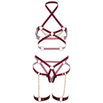 Soutien-gorge harnais cœur et jarretière Duo 2 - Vignette | Adopt1toy
