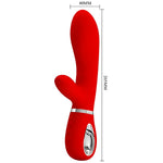 PRETTY LOVE - VIBRATEUR MULTIFONCTION G-SPOT THOMAS ROUGE - Vignette | Adopt1toy