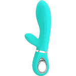 PRETTY LOVE - VIBRATEUR MULTIFONCTION G-SPOT THOMAS VERT AQUA - Vignette | Adopt1toy