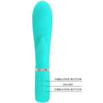 PRETTY LOVE - VIBRATEUR MULTIFONCTION G-SPOT PRESCOTT VERT AQUA - Vignette | Adopt1toy