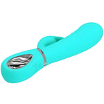 PRETTY LOVE - VIBRATEUR MULTIFONCTION G-SPOT PRESCOTT VERT AQUA - Vignette | Adopt1toy