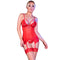 chilirose cr 4415 ensemble corset rouge s m