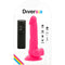 diversia dildo vibrant flexible rose 18 cm o 4 cm