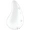 satisfyer vibrateur dew drop lay on blanc