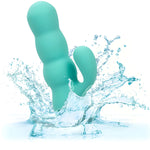CALEXOTICS - VIBRATEUR DEL MAR DIVA RABBIR AQUA GREEN PAR CALIFORNIA DREAMING - Vignette | Adopt1toy