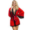subblime robe en tissu transparent detail dentelle rouge s m
