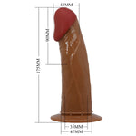 Starks slip harnais dildo vibrant multi-vitesses 17,5 CM marron clair - Vignette | Adopt1toy