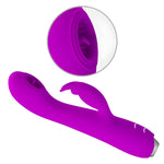 PRETTY LOVE - VIBRATEUR RECHARGEABLE RACHEL AVEC ONDES STIMULANTES VIOLET - Vignette | Adopt1toy