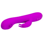 PRETTY LOVE - VIBRATEUR RECHARGEABLE RACHEL AVEC ONDES STIMULANTES VIOLET - Vignette | Adopt1toy