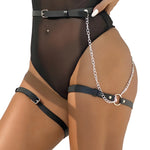 Harnais ceinture cuir modèle Subblime NOIR TAILLE - Vignette | Adopt1toy