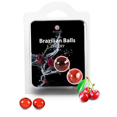 Boules de massage huile parfum cerise