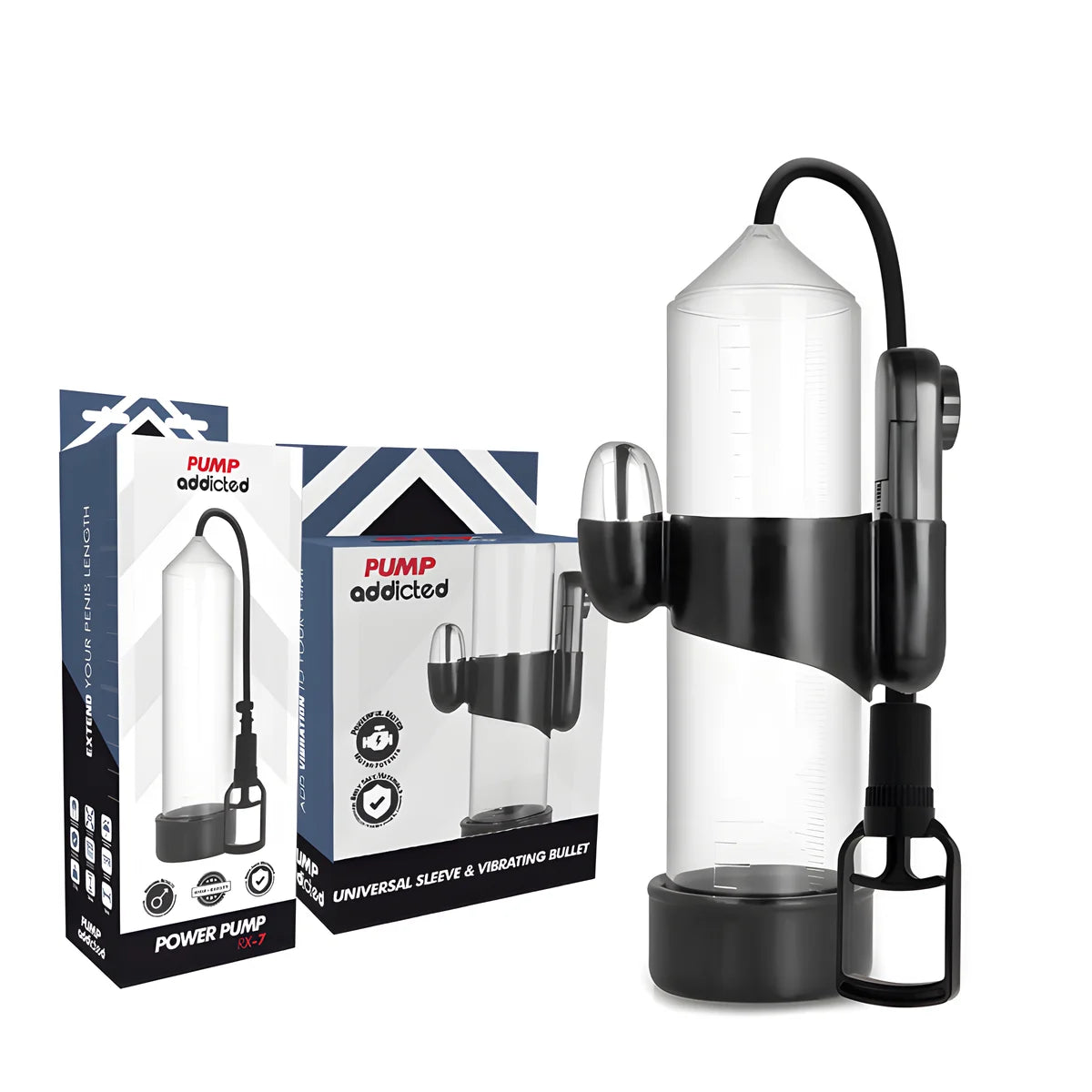 pump addicted vibrateur transparent rx7