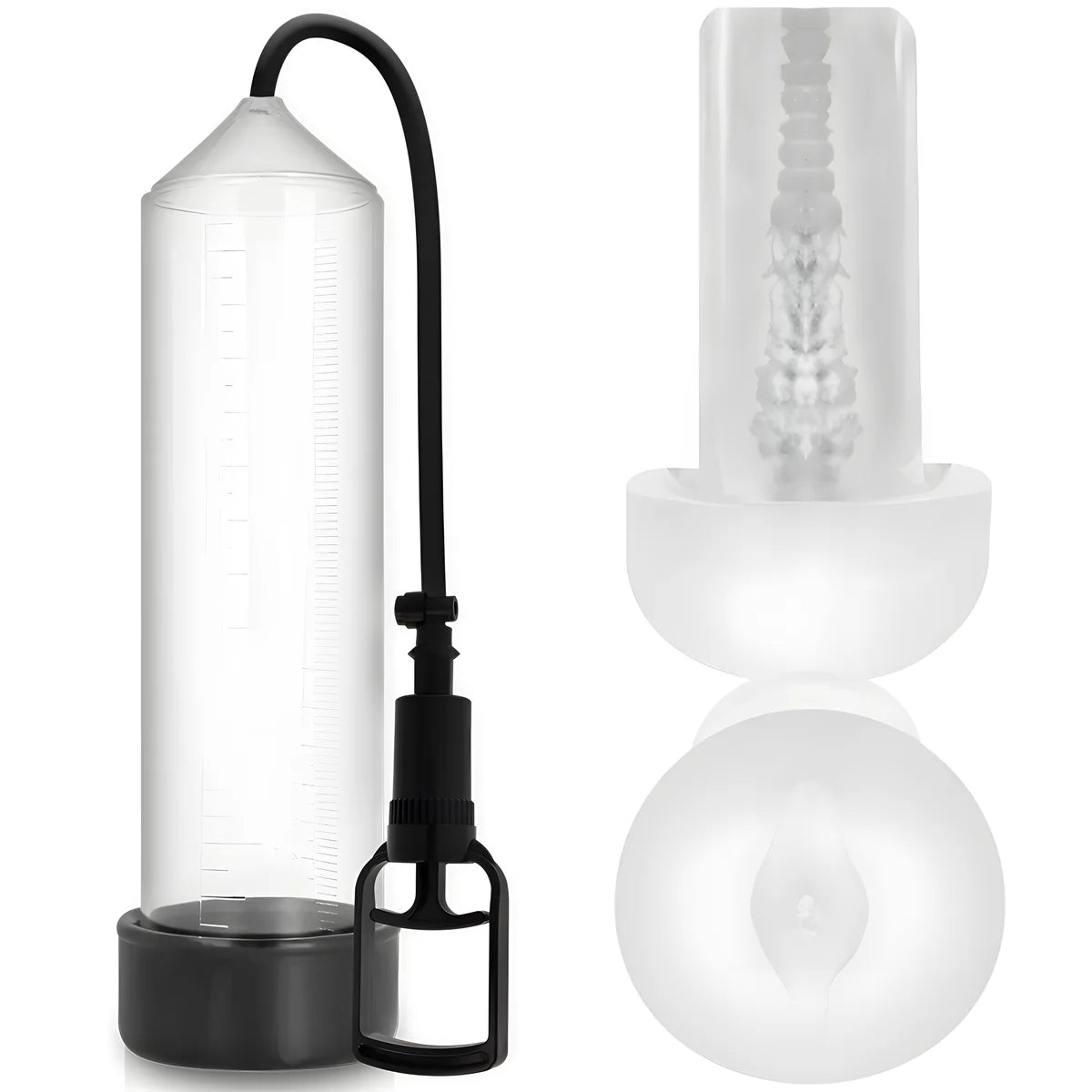 pump addicted rx7 transparent avec masturbateur