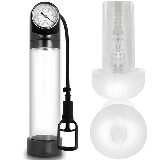 pump addicted rx9 transparent avec masturbateur