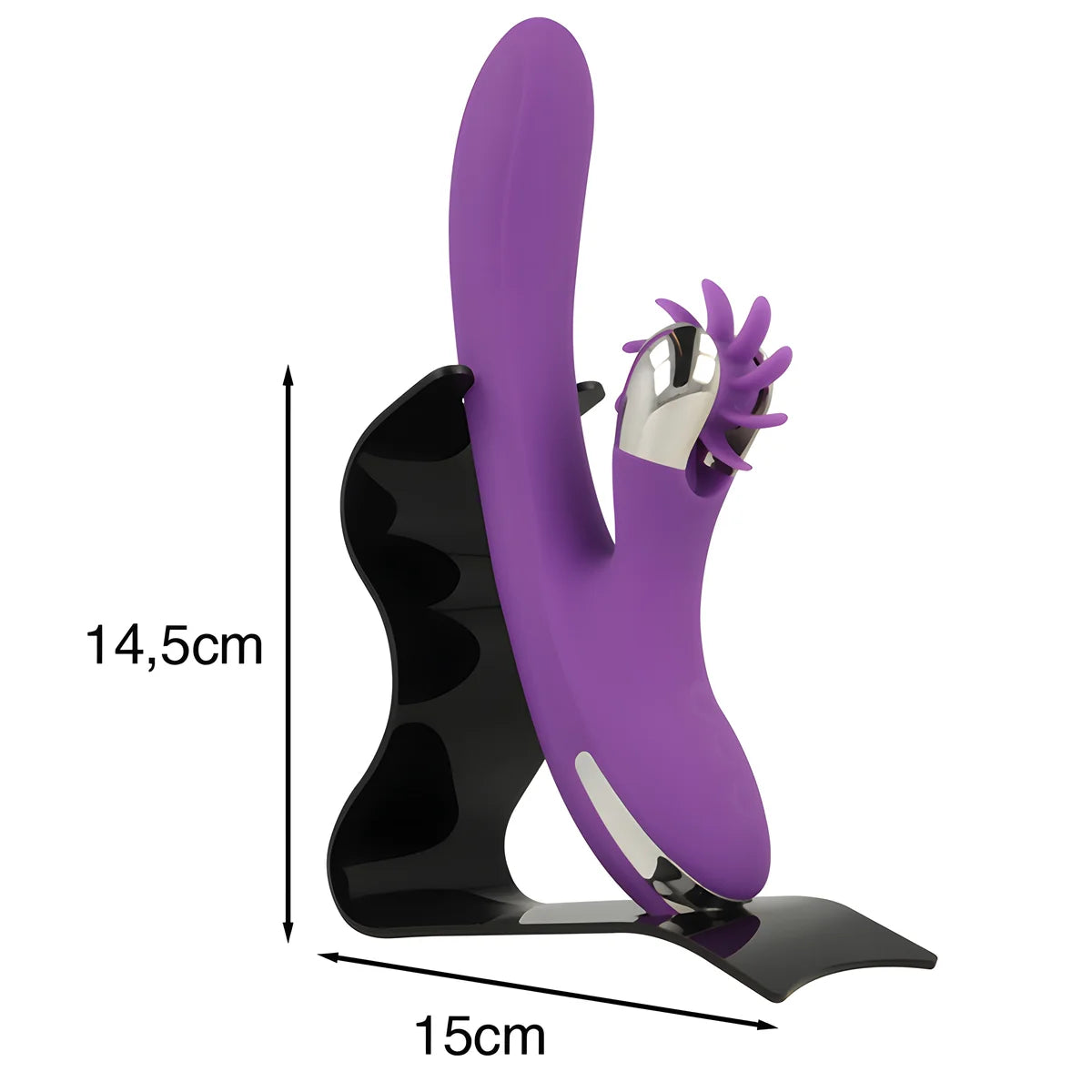 dreamlove presentoir exposant acrylique noir grand 15 0 x 14 5 cm