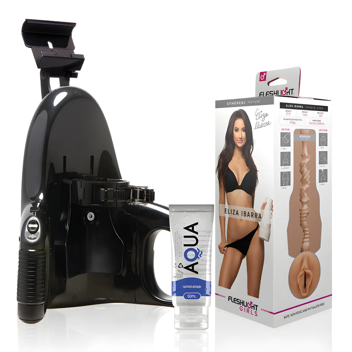 fleshlight eliza ibarra vagin lancement universel lubrifiant de qualite aqua 50 ml