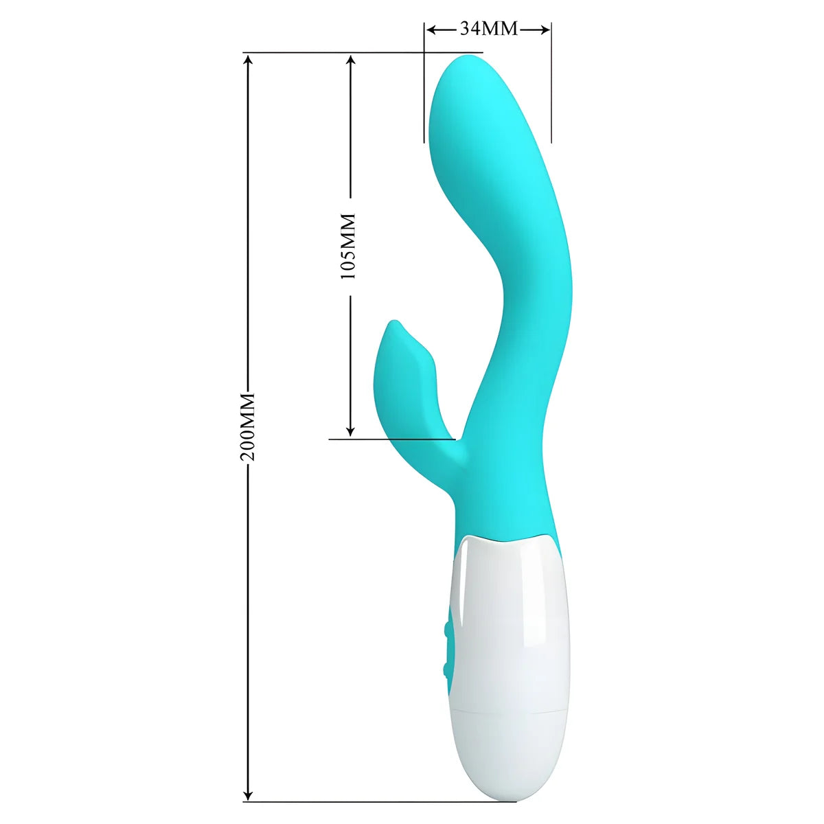 pretty love vibrateur brighty g spot vert aqua