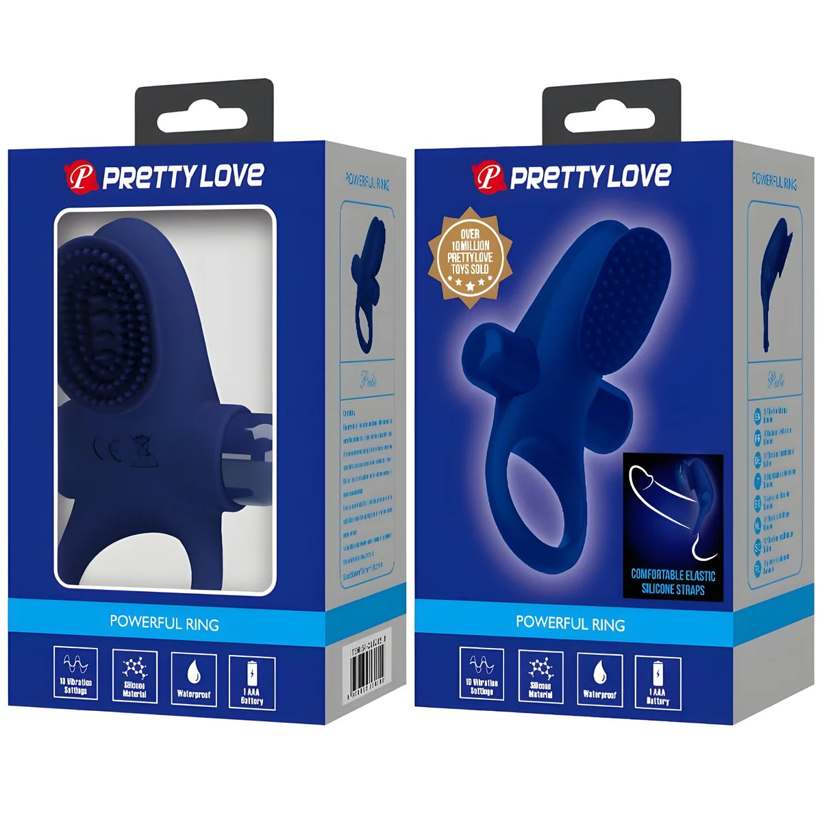 pretty love palle anneau vibrant bleu