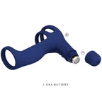 pretty love anneau vibrant elish avec extension bleu