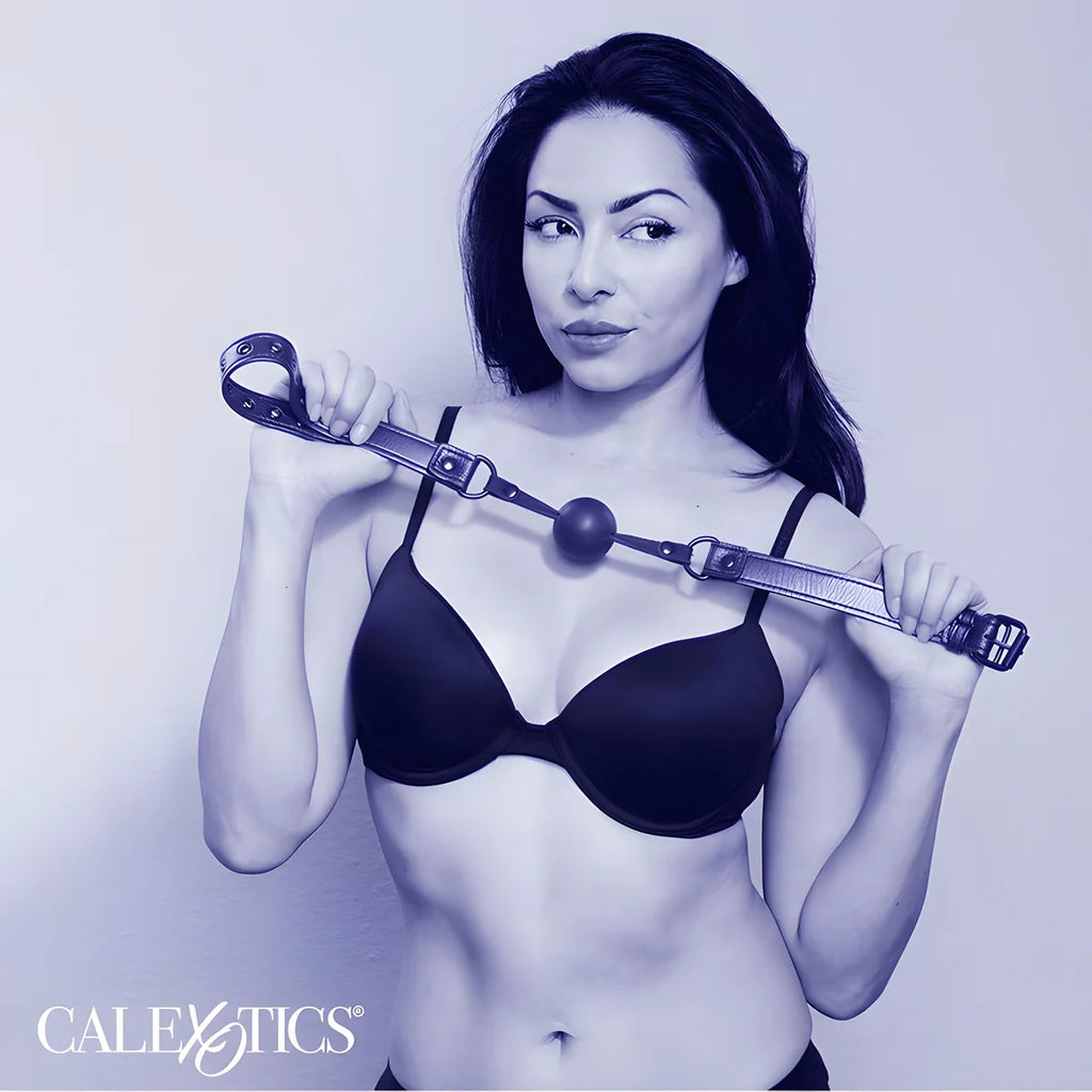 calexotics nocturnal baillon a boule en silicone noir