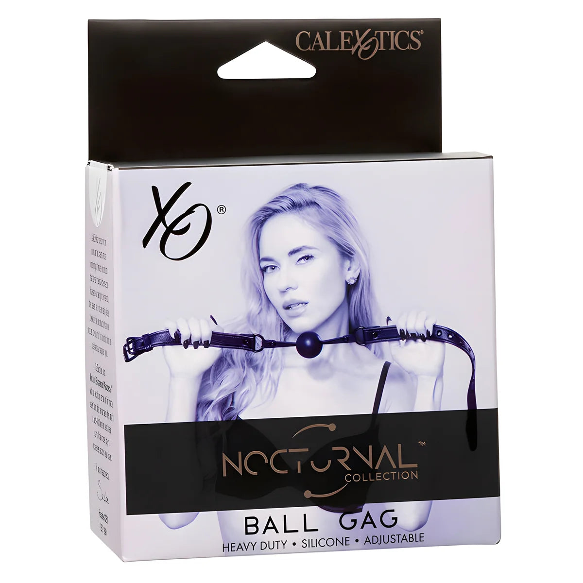 calexotics nocturnal baillon a boule en silicone noir