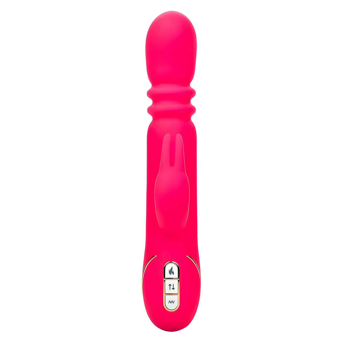 calexotics jack fantasy triple vibrateur chauffant lapin rose