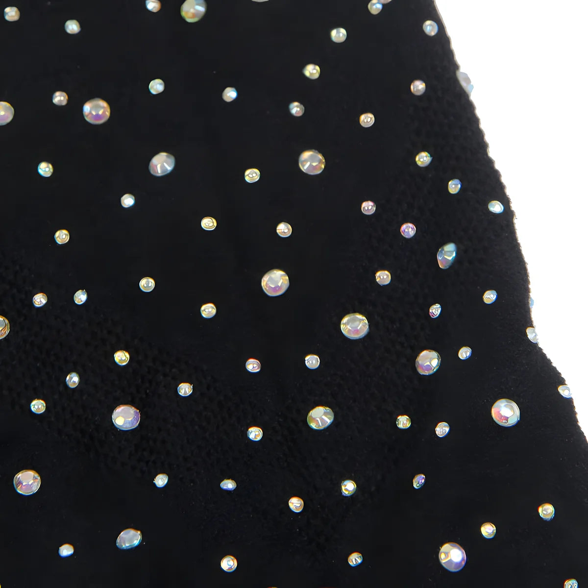 subblime 952198 robe resille avec diamants brillants noir taille unique
