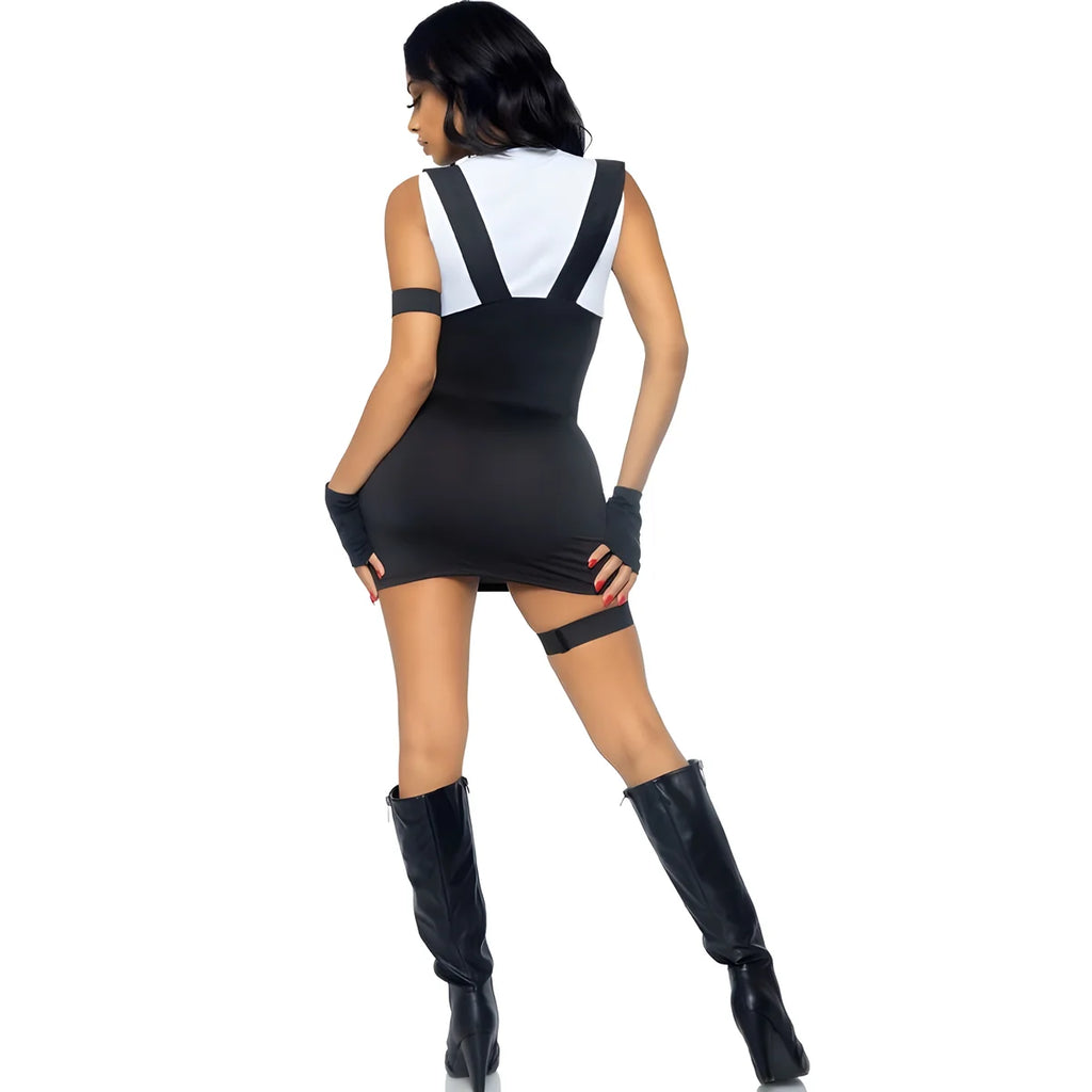 leg avenue costume sexy swat officiel noir s m