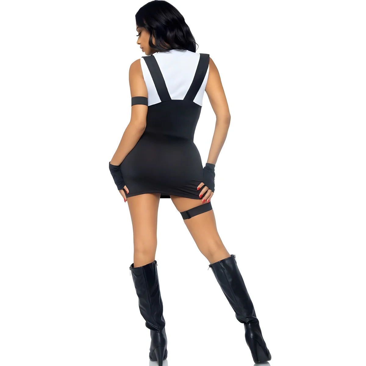 leg avenue costume sexy swat officiel noir s m