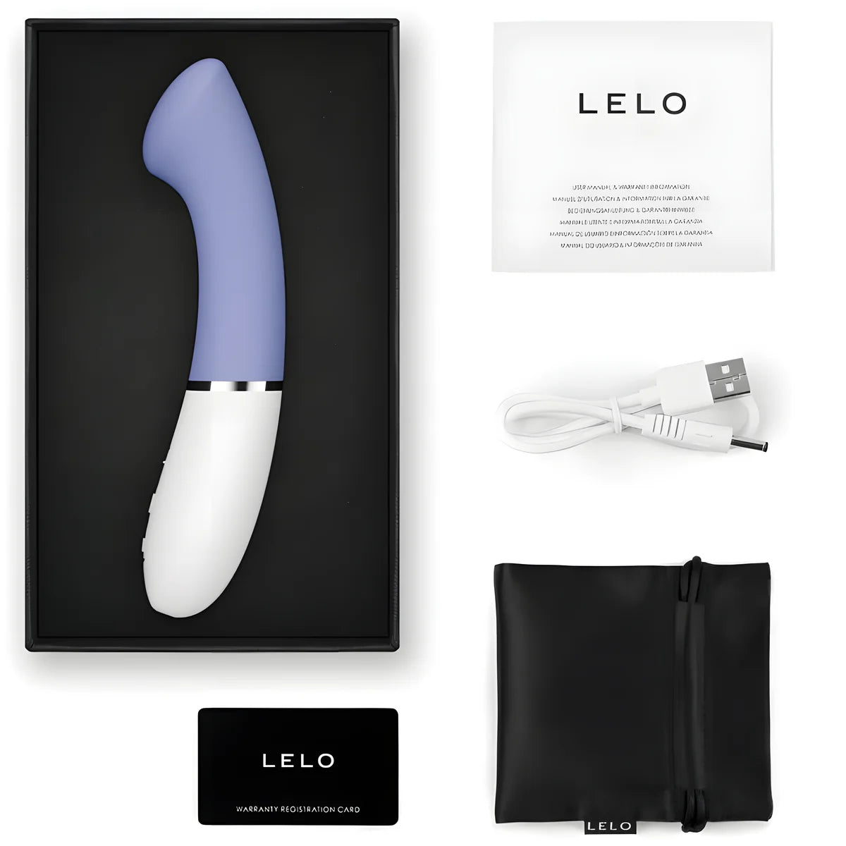 lelo gigi 3 vibrateur point g bleu