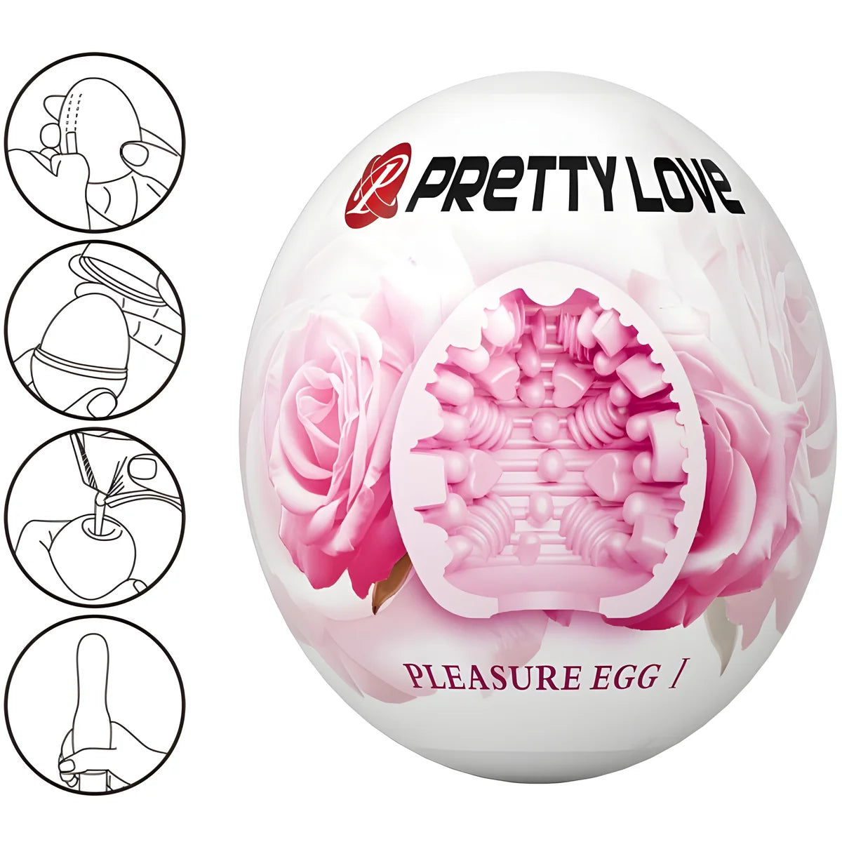 pretty love masturbateur pour homme oeuf rose