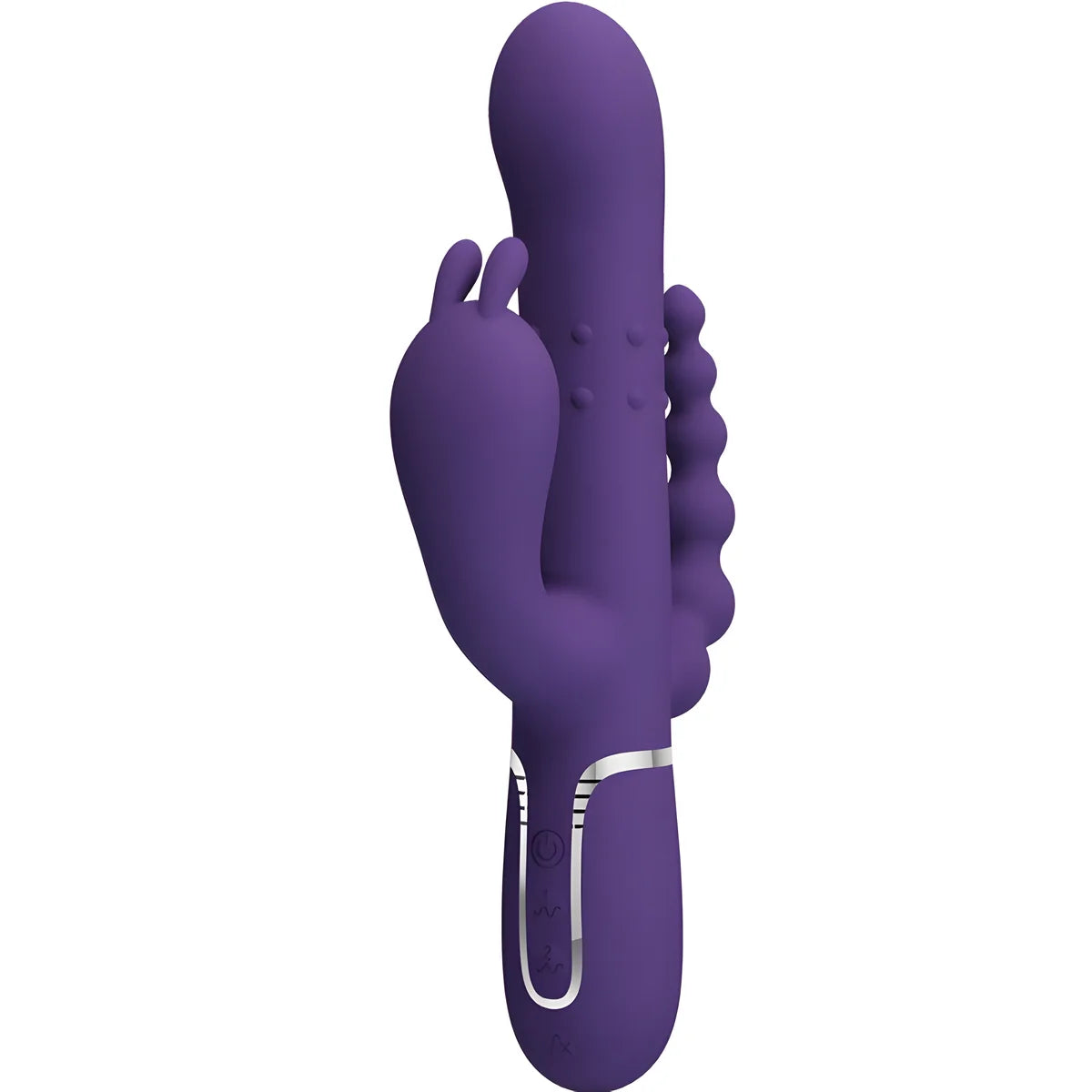 pretty love cammy triple vibrateur multifonction 4 en 1 violet
